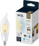 40W BA11 Tunable White Filament LED Smart Candle Bulb E12 Matter Compatible 1 Pack