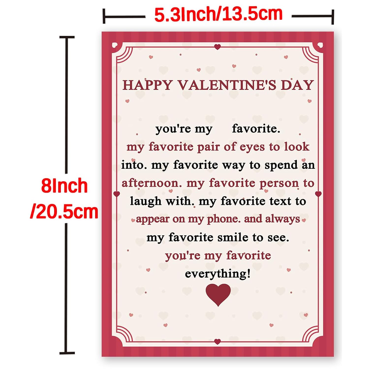 Sweet Valentines Day Cards Gift For Him Her, Happy Valentine'S Day Card For Husband Wife, Lovely Love Card For Girlfriend Boyfriend, Romantic Valentines Day Decorations Idea