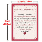 Sweet Valentines Day Cards Gift For Him Her, Happy Valentine'S Day Card For Husband Wife, Lovely Love Card For Girlfriend Boyfriend, Romantic Valentines Day Decorations Idea