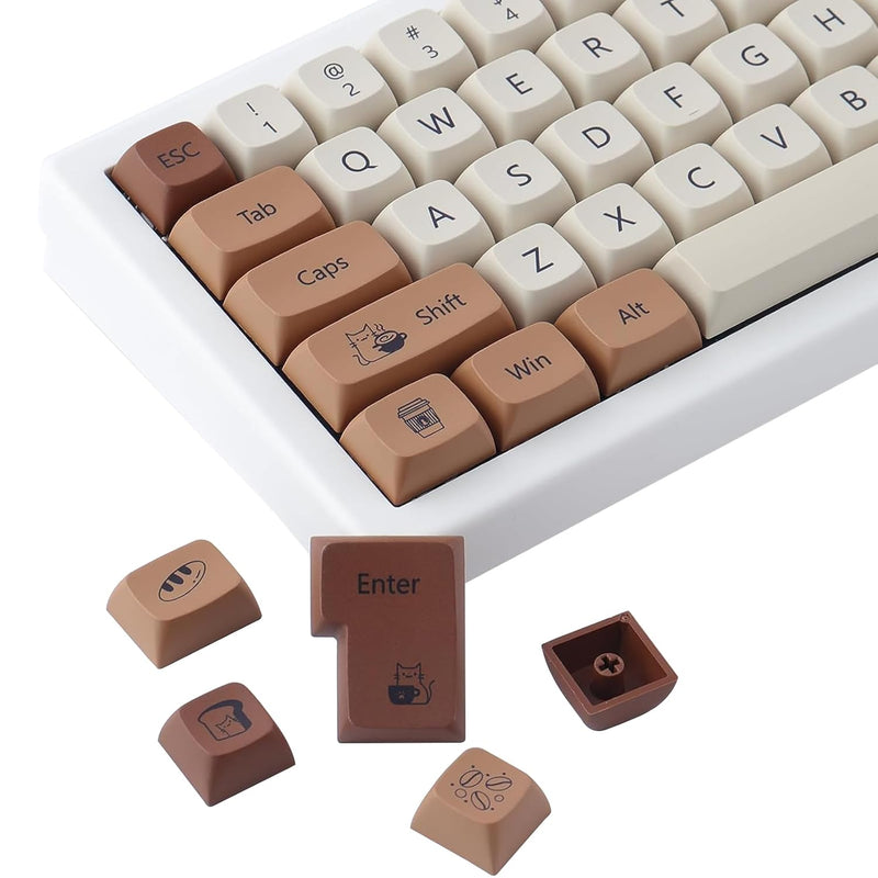 138 Keys Pbt Keycaps,Xda Profile Keycaps Dye Sublimation Customized Ansi Layou