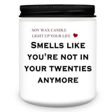 30Th Birthday Candle Gifts For Women Men, Happy 30Th Birthday Decorations Gift For Her Him, Funny 30 Years Old Gifts Ideas- Lavender Candles