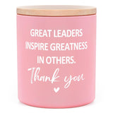 Boss Gifts For Women, Thank You Candle 10Oz, Best Appreciation Gifts For Boss Female Great Leader Manager, Boss Lady Gift On Christmas Retirement Leaving Birthday, Leadership Scented Candles