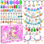 130 Pcs Charm Bracelet Making Kit, Jewelry Toy For Girl Age 8-12 Beads Craft Set For 5 6 7 8 9 10 11 12 Year Old Teenage Birthday Gift