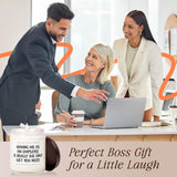 Funny Boss Gifts For Women, Men - 9Oz Lavender Scented Soy Wax Candle - Best Bosses Gifts For Boss Lady, Female, Male, Manager, Appreciation, Birthday, Boss'S Day, Christmas