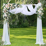 Blush Wedding Arch Draping Fabric, 19Ft x 28" Panel for Ceremony & Home Decor