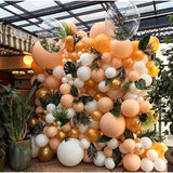 50-Pack Pastel Orange 12" Balloons Party & Baby Shower Decor
