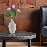 Artificial Lotus Flower, 2Pcs Artificial Lotus Flower Decor Fake Bouquets Centrepieces With Stems Floral Art For Home Office Table Wedding Party Centerpiece Decor