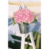 6 Pcs Pink Hydrangea Artificial Flowers Heads With Stems Silk Faux Hydrangea Pink Fake Flowers For Home Indoor Outdoor Diy Floral Wedding Flower Bouquets Kitchen Table Centerpiece Decor