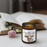 Cow Candle - Cow Themed Birthday Gifts, Scented Candles In Hay & Pine, 8 Oz