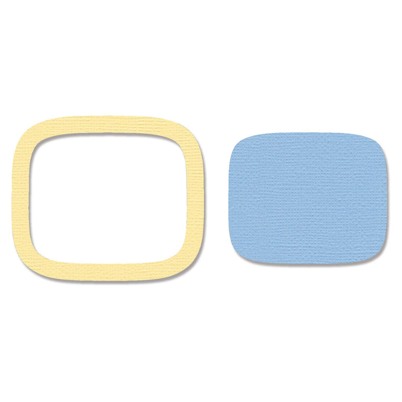 Framelits Die Set 2Pk Rounded Square, 664526, Multicolor