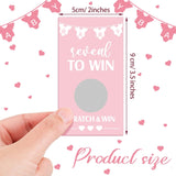 60 Pieces Shower Activity Cards For Pink Scratch Off Funny Raffle Cards Scratch Tickets For Activity Favor