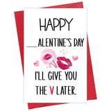 Happy Valentine'S Day Cards For Him, Naughty Valentines Gifts For Husband From Wife Funny Valentines Day Card With Envelope For Him Husband Boyfriend Fiancé