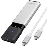 Idsonix M.2 Nvme Pcie Ssd Enclosure Adapter[Tool Free][Aluminum], Nvme To Usb