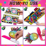 80s 90s Party Honeycomb Centerpieces: Retro Hip Hop Decorations - 12 Piece Set