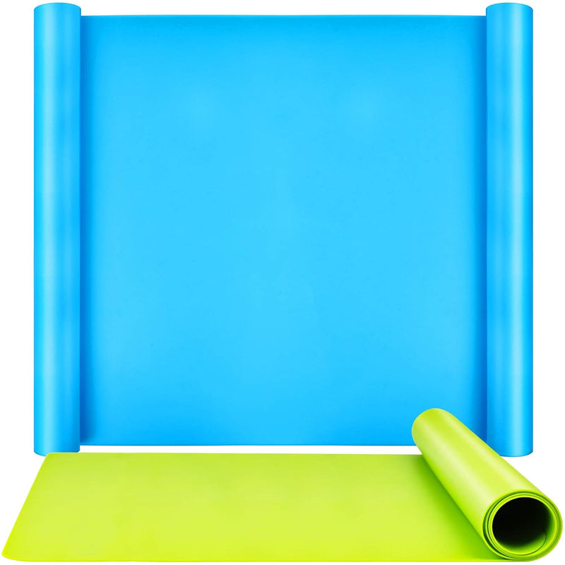 2 Pack 59.5 X 49.5 Cm Oversize Silicone Mats For Crafts, Thick Nonstick Silico