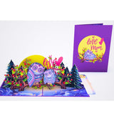- Pop Up Birthday Card, 6X8 Inches Mom Owl Birthday Card For Mom, Daughter, Grandma, Thank You Gifts With Envelope