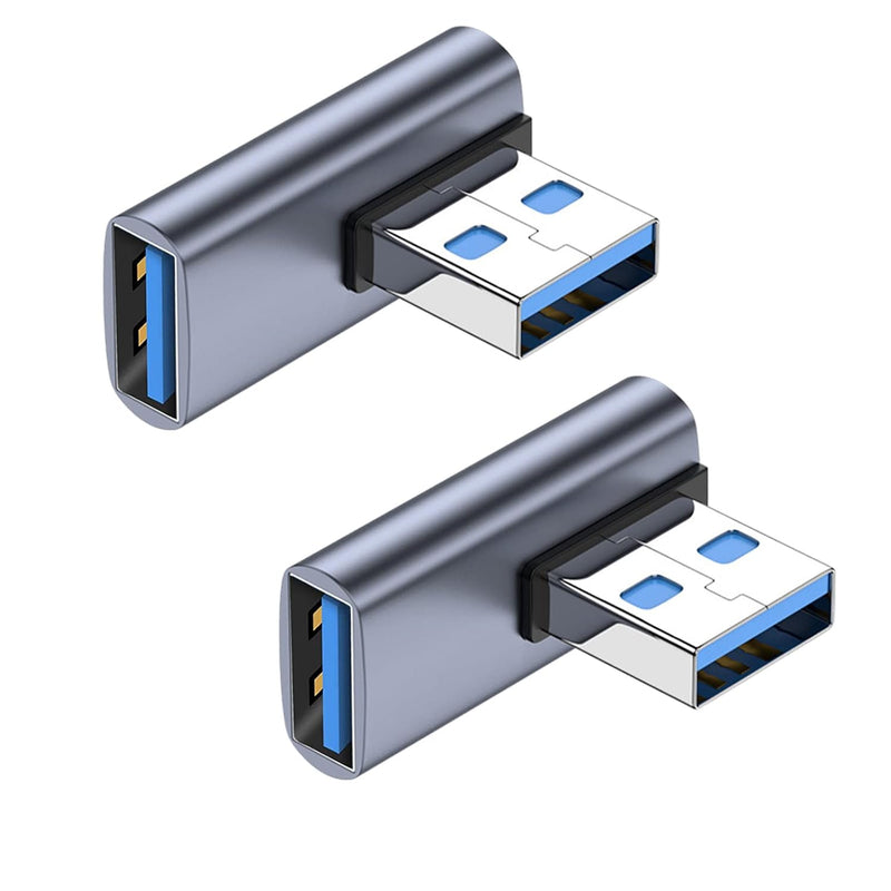 Usb 90 Degree Adapter, Right Angle Usb Male To Female Adapter, Usb Plug Conver