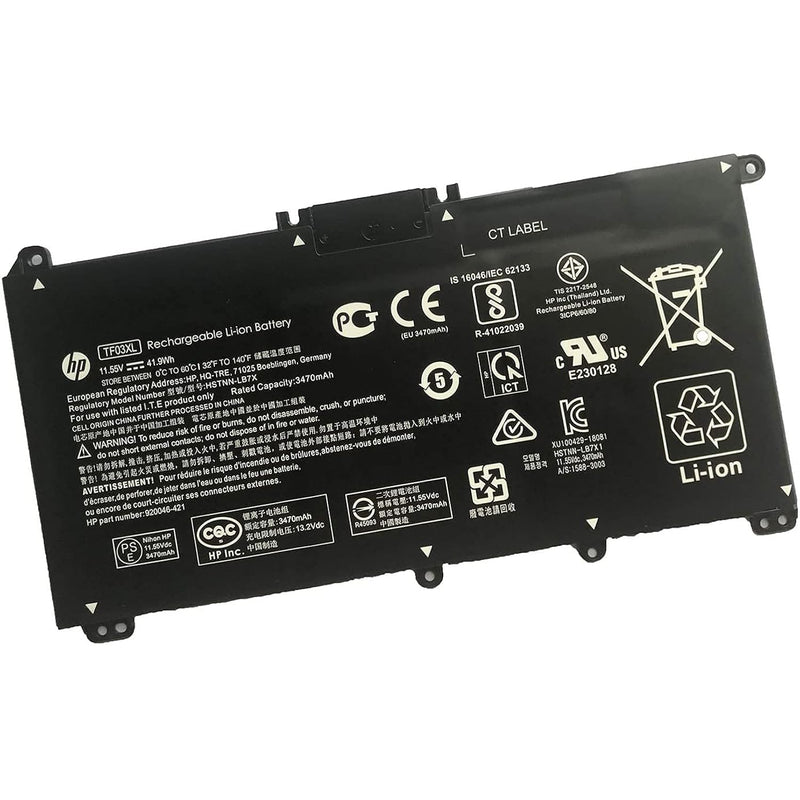 Hp Tf03Xl Laptop Battery Replaceable For Hp Pavilion 14-Bk 14-Bf 14-Bf050Wm Bf