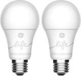 Smart Light Bulbs 2 Pack Soft White Bluetooth LED Bulbs Alexa Google Home Compatible A19 E26
