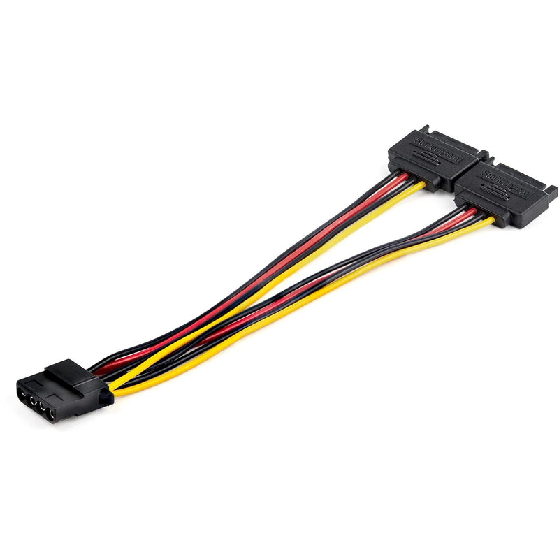 Dual Sata To Lp4 Power Doubler Cable Adapter 2 Sata To 4 Pin Lp4 Internal Pc P