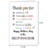 Dog Mom Mother'S Day Card, Cute Mother'S Day Card From Dog, Happy Mother'S Day Card For Dog Owner, Best Dog Mom Card