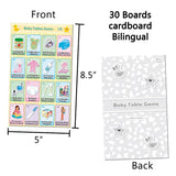 Baby Shower Loteria Fiesta Bilingual Game - Mexican Bingo In English And Spanish, For Up To 30 Players