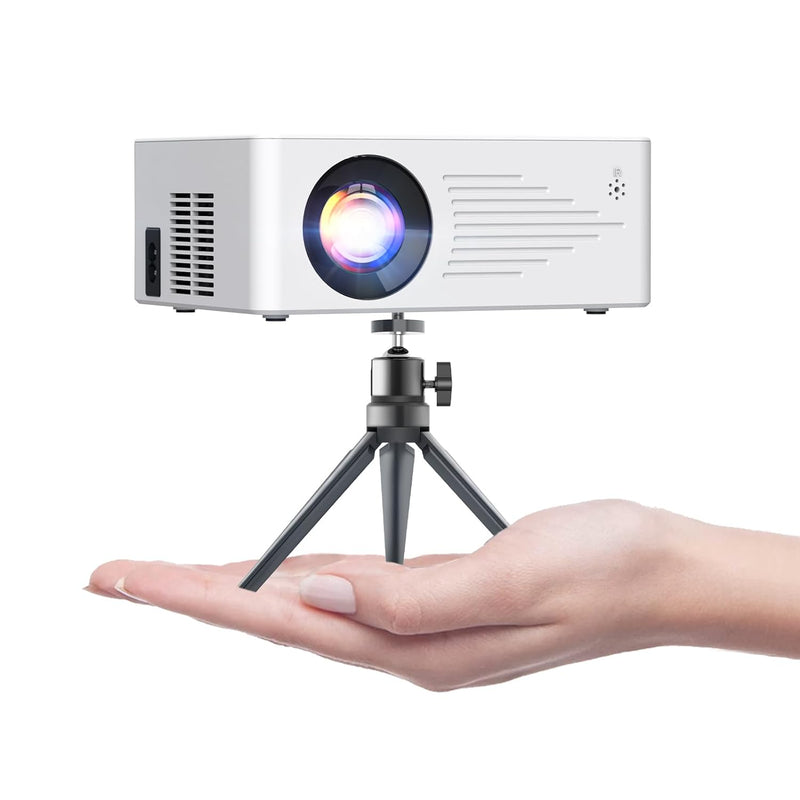 Mini Projector For Iphone, Portable Projector With 5G Wifi And Bluetooth, 1080