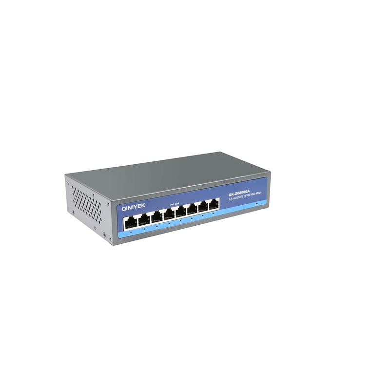 8 Port Gigabit Ethernet Unmanaged Poe Switch,With 8 Poe+ Ports @120W , Plug An