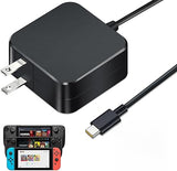 45W USB C Fast Charger with 6.6FT Cable for Steam Deck OLED ROG Ally Nintendo Switch 2 MacBook iPhone Samsung