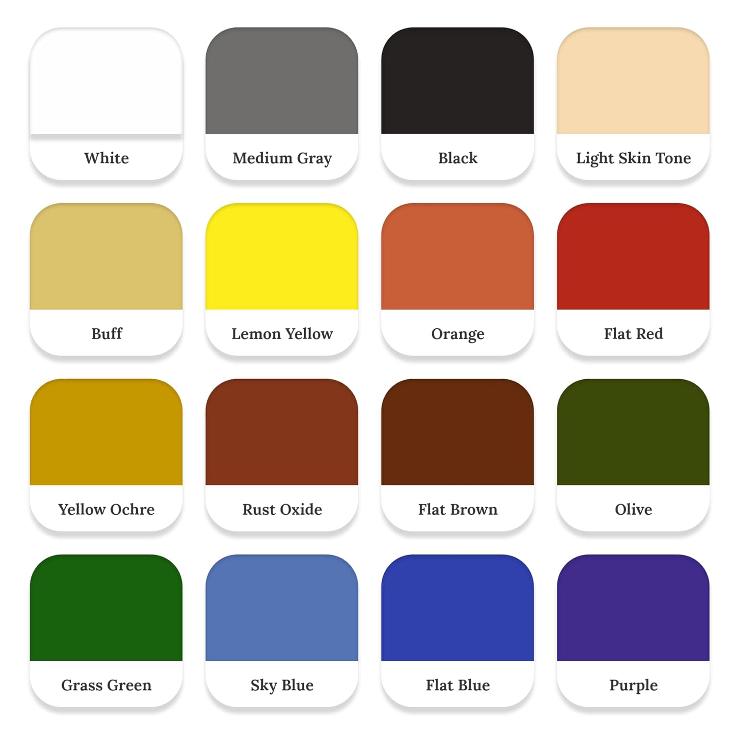 Micro-Mark Flat Brown Acrylic Paint, 20ml