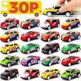 30 Pcs Pull Back Cars Party Favors For Kids 4-8 8-12, Mini Vehicles Toy Bulk, Party Favor Race Cars Toys, Goodie Bag Stuffers For Birthday Party