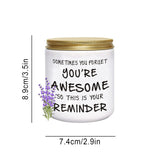 Candles Gifts For Women Unique Inspirational Galentines Valentines Day Christmas Birthday Self Care Relaxation Spa Gifts For Her Sister Friend Wife Girlfriend Lavender Scented Candle