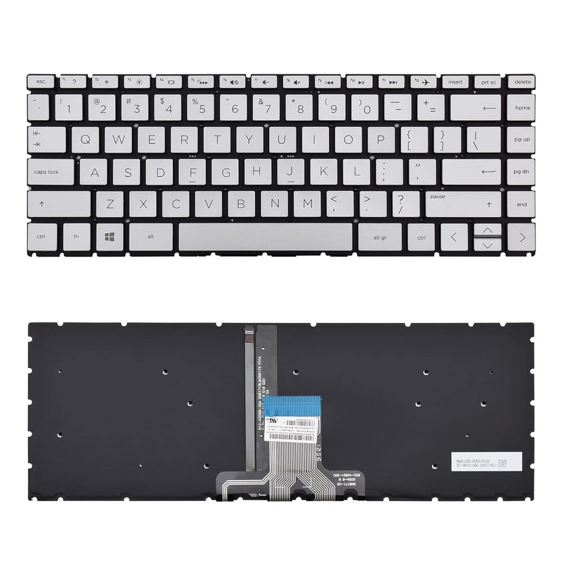 Replacement Keyboard Compatible With Hp 14-Ck 14-Cd 14-Cm 14-Dg 14-Dq 14S-Dq 2