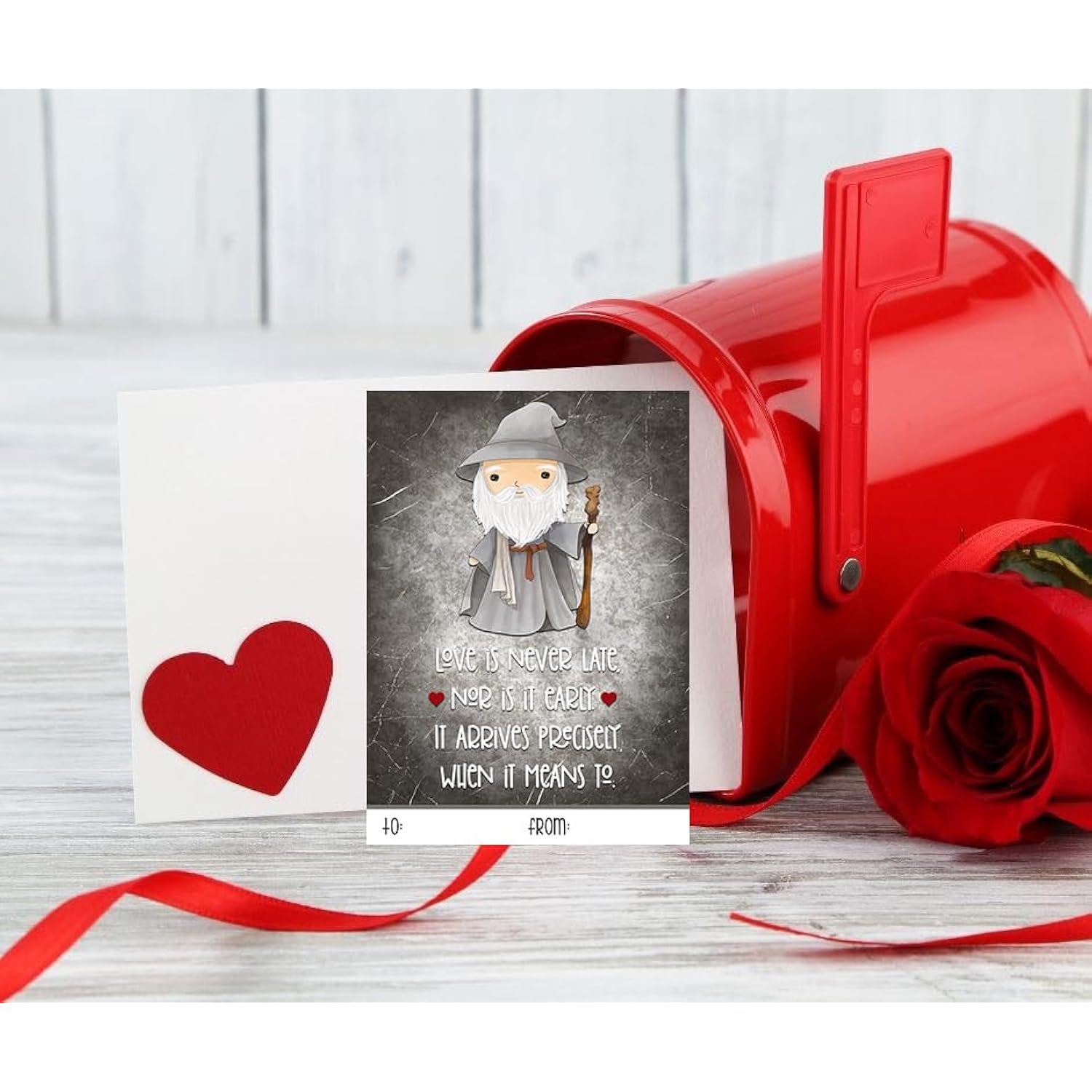Lotr Book Themed Valentine'S Day Card Set (Set Of 24) Valentine Sharing Classroom Exchange