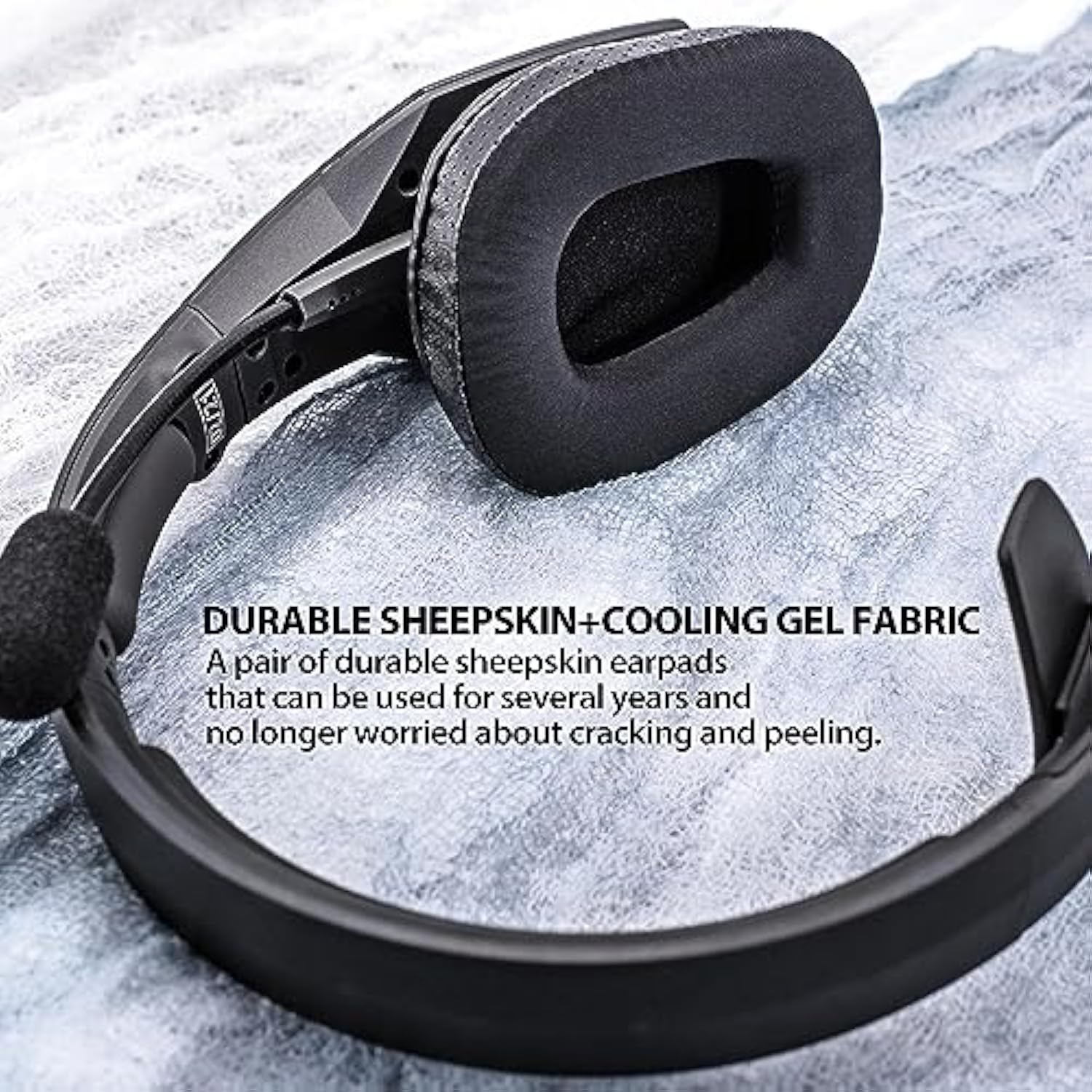 B450-Xt B550-Xt Kit Replacement Ear Pads Cushion Compatible With B450-Xt B550Xt Headset I B450 B550 Xt Accessories (Cooling Gel Foam/Sheepskin Leather)
