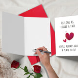 Rude Valentines Day Card For Wife Girlfriend, Naughty Anniversary Card From Husband Boyfriend, Lovely Card For Her
