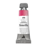 MaimeriBlu 12ml Single-Pigment Watercolor Paint - Magenta Quinacridone PR202 Professional Watercolor Paint - Lightfast and Transparent Watercolor Paint Tube for Artists