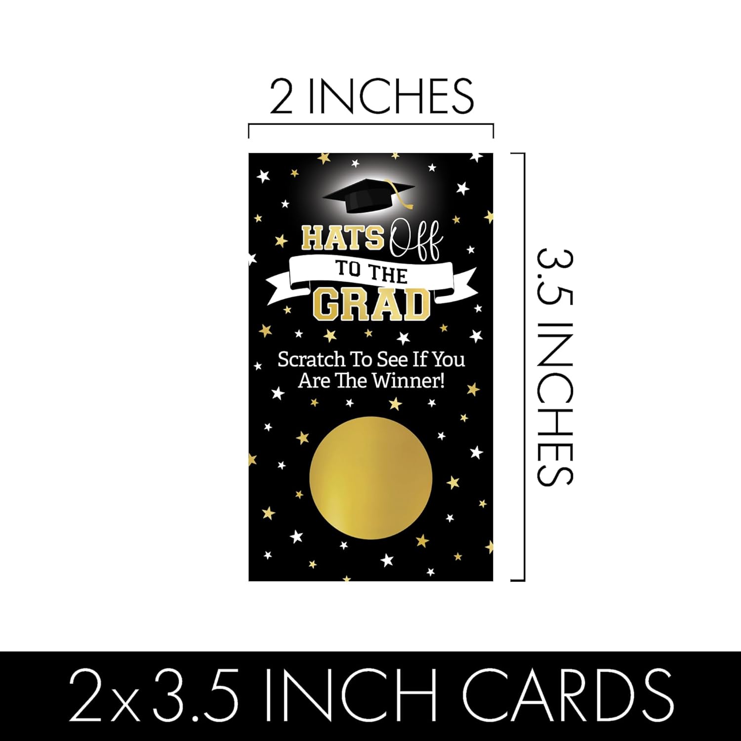 Scratch Off Graduation Party Game, Graduation Games For Parties 2026, 30 Cards