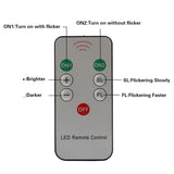 Led Flamelesstaper Candles With Remote And Removable Clips, Battery Operated, Drip Effect, For Christmas, Decoration, Set Of 10 (Warm White-W7)