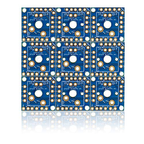 Key Switch Breakout Prototype Pcb Board With 5 Pins Black Switches Key Click With R2 Keycap Compatible With Mechanical Keyboard(Packaged 9 Sets)