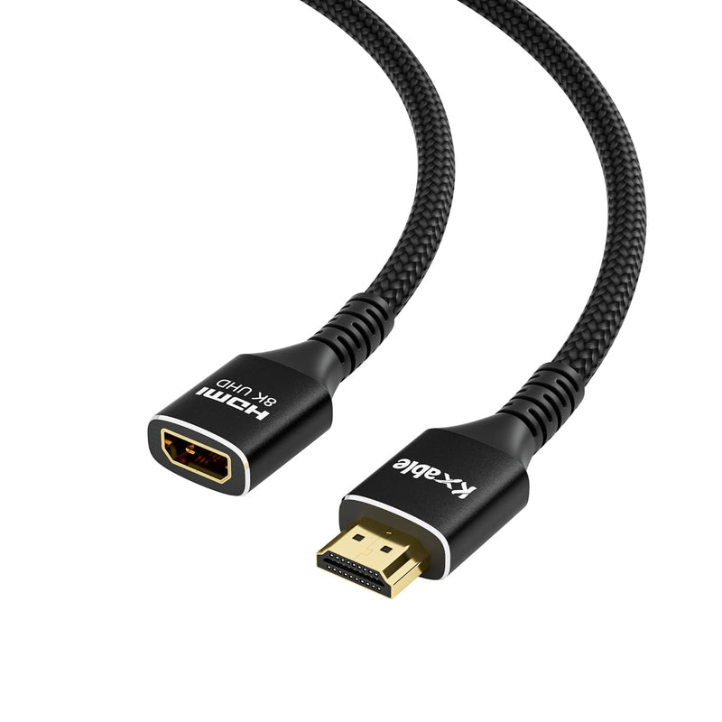 8K Hdmi Extension Cable 10 Ft, Hdmi 2.1 Ultra High Male To Female Speed Cord A