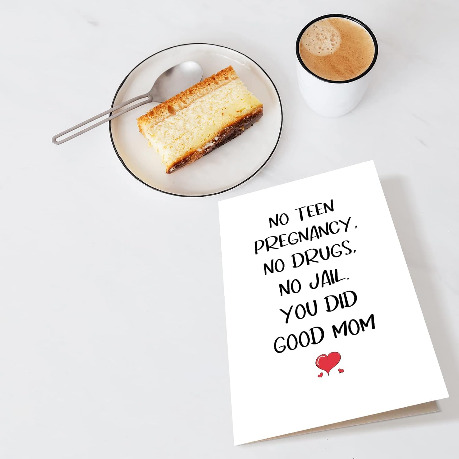 Hilarious Mother'S Day Card From Teen, Funny Mother'S Day Card From Daughter, You Did Good Mom Greeting Card