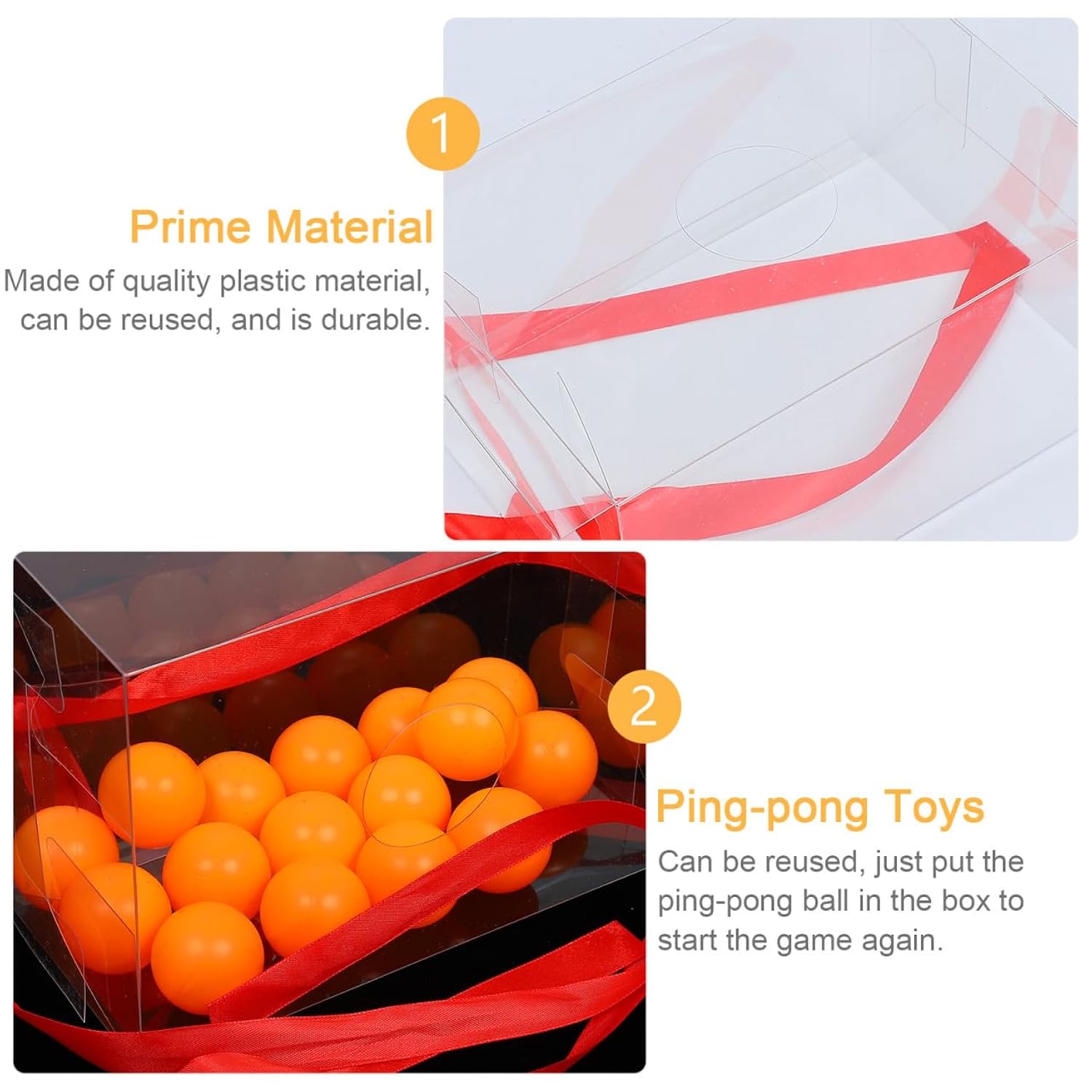 4 Sets Shaking Balls Game - Party Games For Birthday Baby Shower Carnival - Interactive Toys For 3+ Year Old