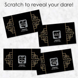 Big Dot of Happiness Roaring 20's - 1920s Art Deco Jazz Party Game Scratch Off Dare Cards - 22 Count
