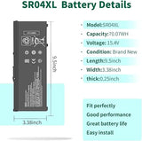 HP SR04XL SR03XL 70Wh Laptop Battery Replacement for Omen 15-CE0XX 15-DC0XX