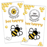 Bee Theme Party Scratch Off Game Cards?32 Pcs?Baby Shower Games Festive Raffle Tickets Class Reunion Scratch Off Game Cards Christmas Family Holiday Games Supplies For Kids Adults