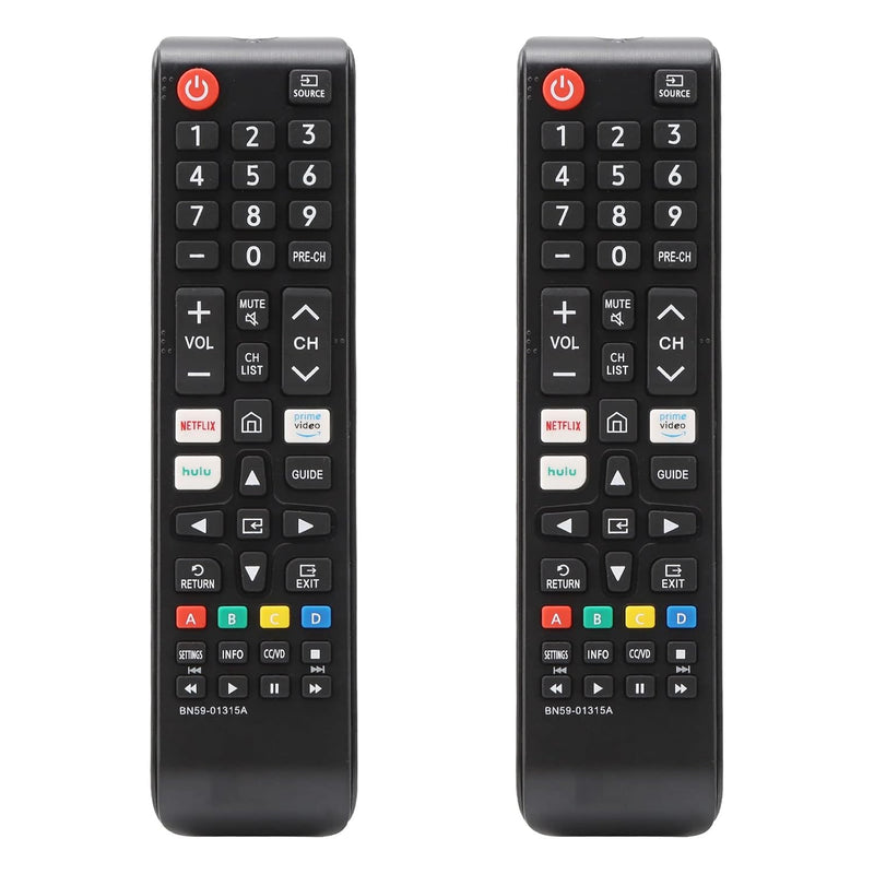 Pack Of 2 Universal Newest Remote Control For All Samsung Tv, 2 Packs Bn59-013