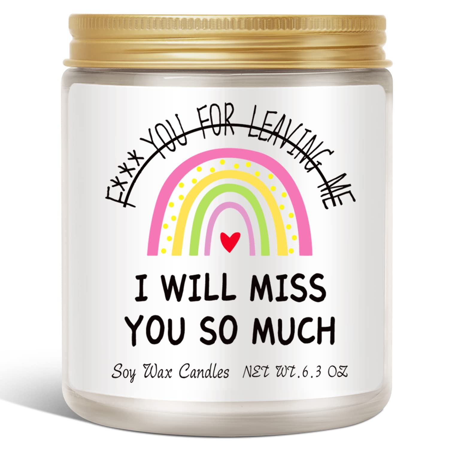 Goodbye Gifts: Lavender Scented Candle For Coworker Farewell Or Retirement