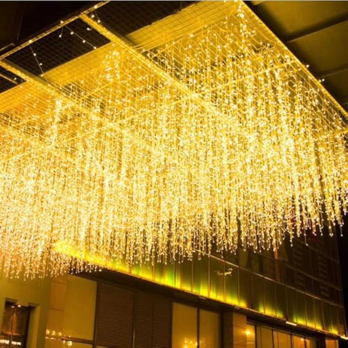 Led Window Curtain String Lights, Gyding Christmas Lcicle Lights 4M/13Ft 96 Led Starry Fairy String Lights Plug In 8 Mod