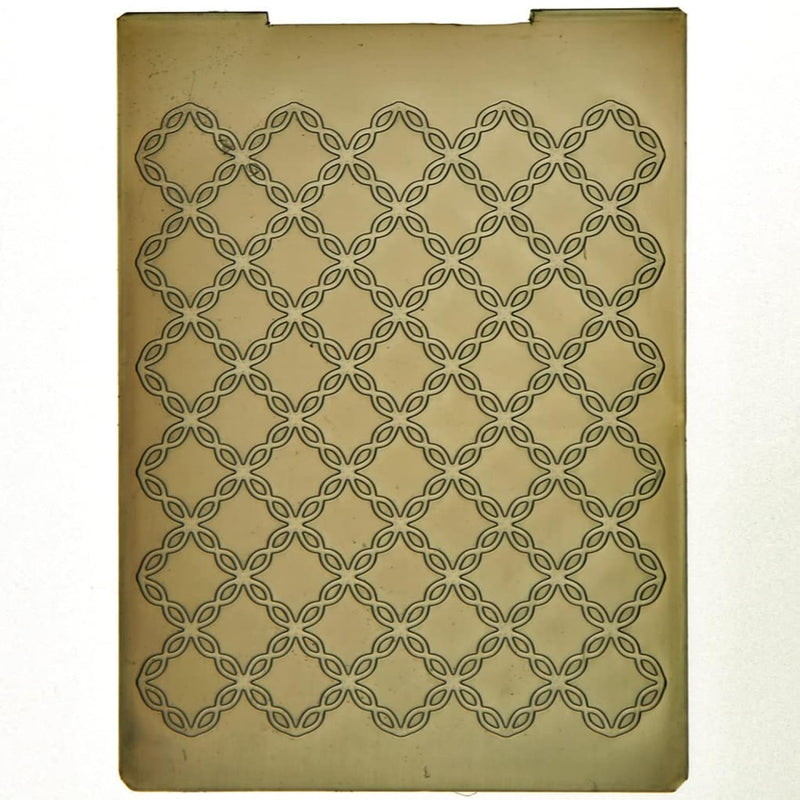 Grid Lattice Background Plastic Embossing Folders For Card Making Scrapbooking